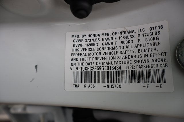 2016 Honda Civic Sedan LX