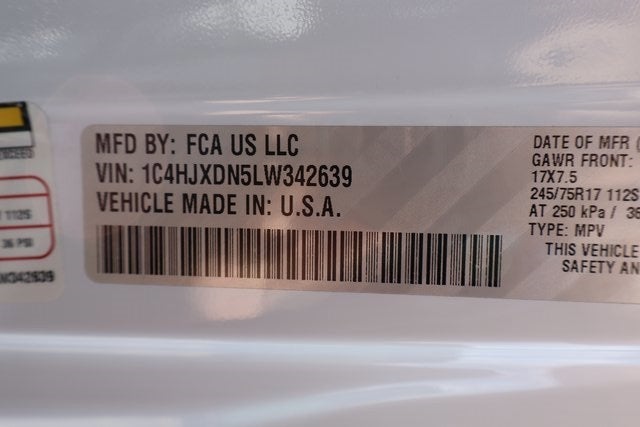 2020 Jeep Wrangler Unlimited Sport S