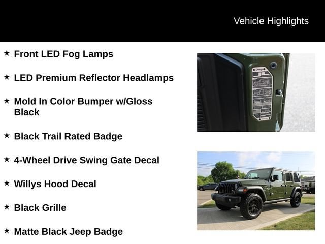 2022 Jeep Wrangler Unlimited Willys