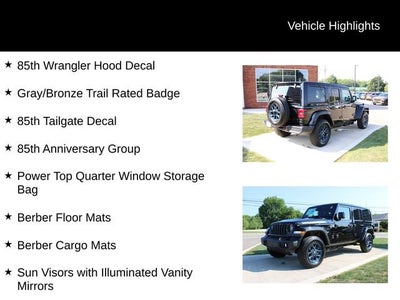 2026 Jeep Wrangler 85th Anniversary