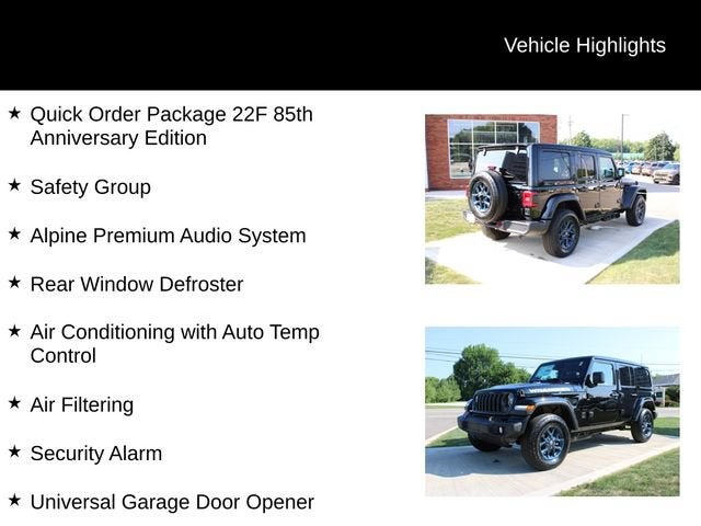 2026 Jeep Wrangler 85th Anniversary