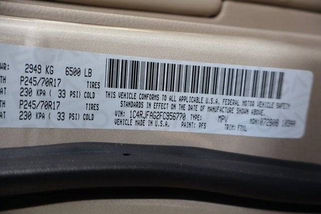 2015 Jeep Grand Cherokee Laredo