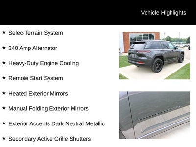 2026 Jeep Grand Cherokee Laredo Altitude