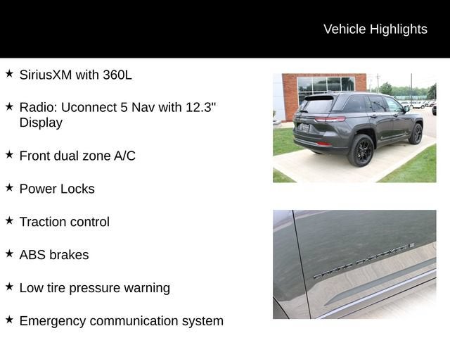 2026 Jeep Grand Cherokee Laredo Altitude