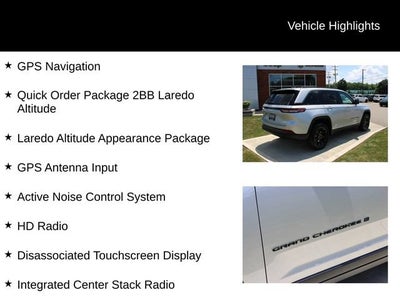 2026 Jeep Grand Cherokee Laredo Altitude