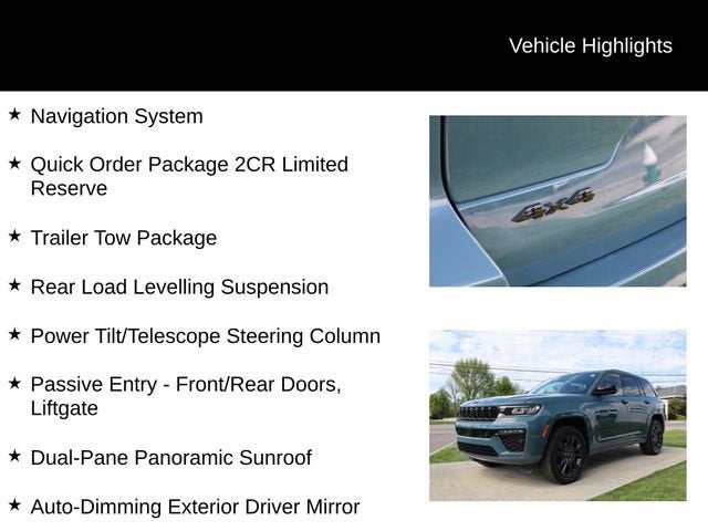 2026 Jeep Grand Cherokee Limited Reserve