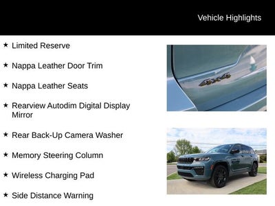 2026 Jeep Grand Cherokee Limited Reserve