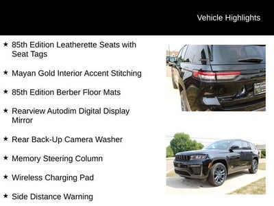 2026 Jeep Grand Cherokee 85th Anniversary Edition