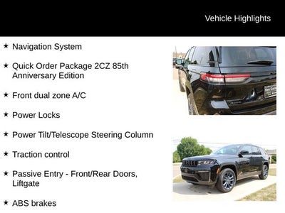 2026 Jeep Grand Cherokee 85th Anniversary Edition