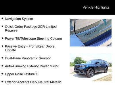 2026 Jeep Grand Cherokee Limited Reserve