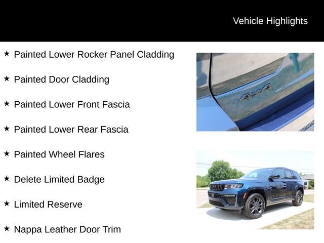 2026 Jeep Grand Cherokee Limited Reserve