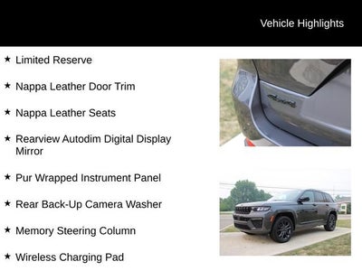 2026 Jeep Grand Cherokee Limited Reserve
