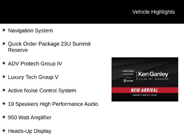 2025 Jeep Grand Cherokee Summit Reserve