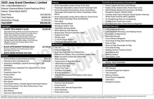 2025 Jeep Grand Cherokee L Limited