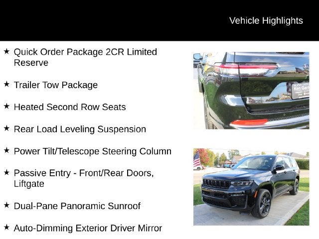 2027 Jeep Grand Cherokee L Limited Reserve