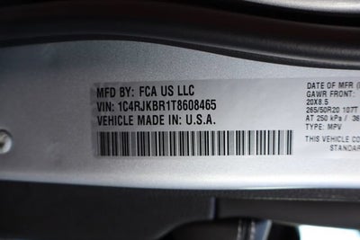 2026 Jeep Grand Cherokee L Limited Reserve