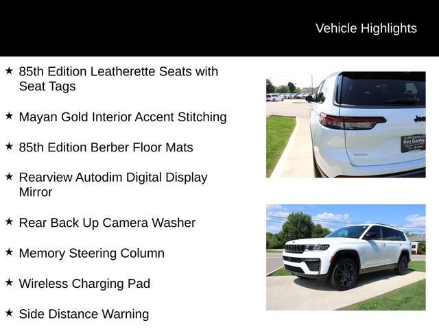 2026 Jeep Grand Cherokee L 85th Anniversary Edition