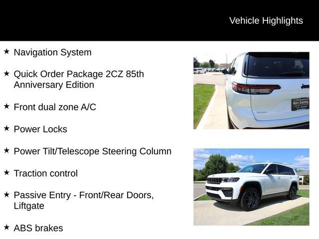 2026 Jeep Grand Cherokee L 85th Anniversary Edition