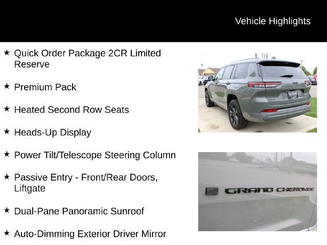 2027 Jeep Grand Cherokee L Limited Reserve