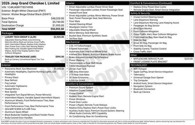 2026 Jeep Grand Cherokee L Limited