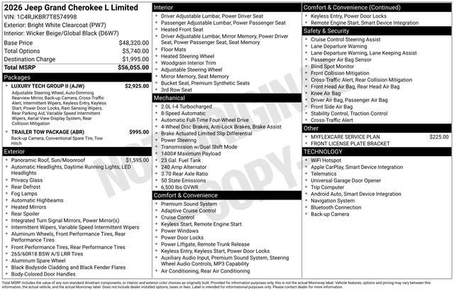 2026 Jeep Grand Cherokee L Limited