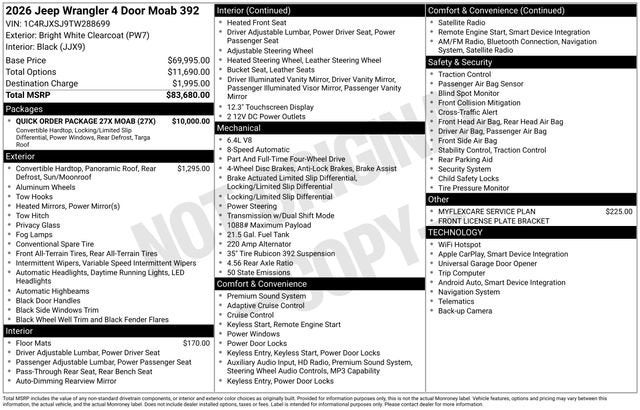 2026 Jeep Wrangler Moab 392