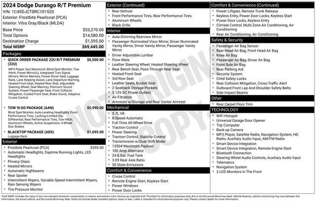 2024 Dodge Durango R/T Premium