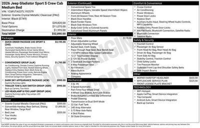 2026 Jeep Gladiator Sport S