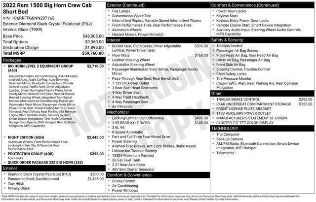 2022 RAM 1500 Big Horn