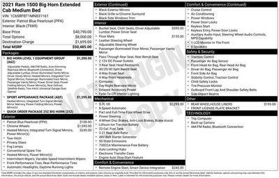 2021 RAM 1500 Big Horn