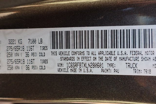 2020 RAM 1500 Big Horn