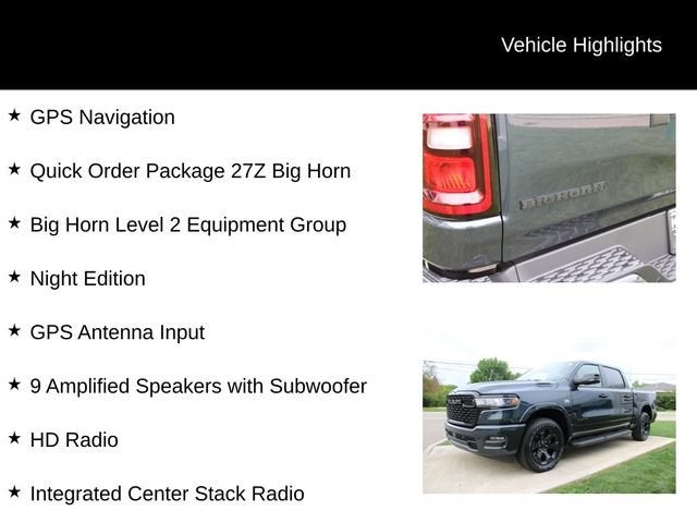 2026 RAM 1500 Big Horn