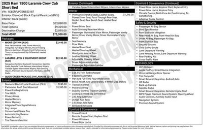 2025 RAM 1500 Laramie