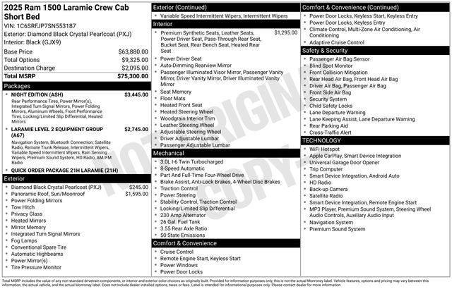 2025 RAM 1500 Laramie