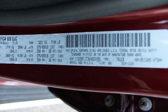 2019 RAM 1500 Laramie