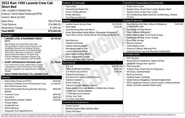 2023 RAM 1500 Laramie