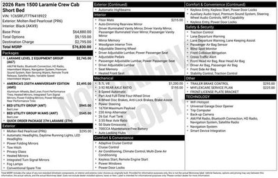 2026 RAM 1500 Laramie