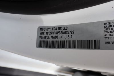 2025 RAM 1500 Tungsten