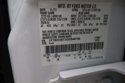 2016 Ford Super Duty F-350 SRW Lariat