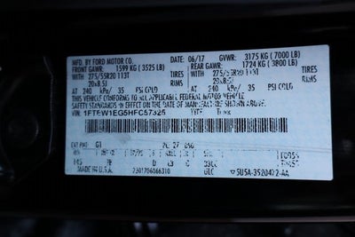 2017 Ford F-150 Platinum