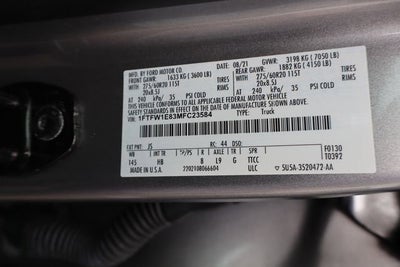 2021 Ford F-150 LARIAT