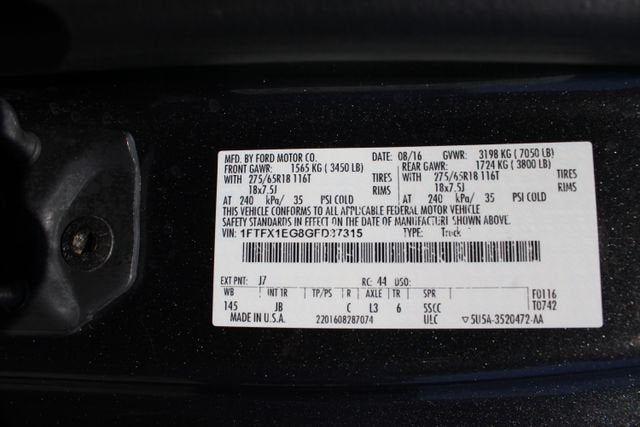 2016 Ford F-150 XLT