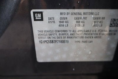 2015 Chevrolet Cruze LT