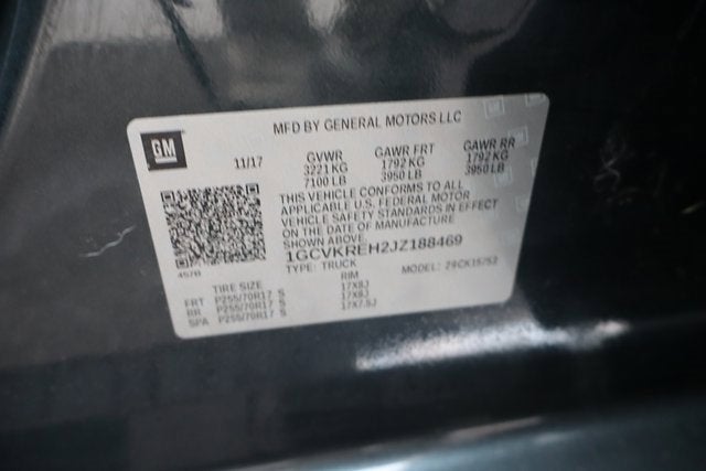 2018 Chevrolet Silverado 1500 LT