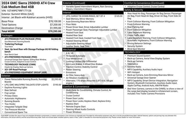 2024 GMC Sierra 2500HD AT4