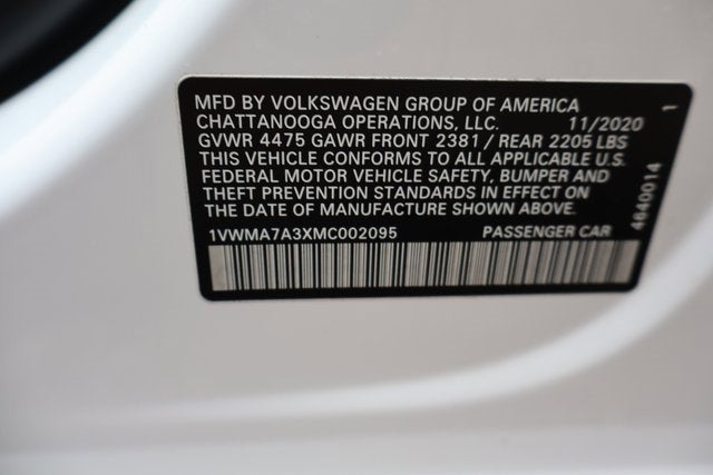 2021 Volkswagen Passat 2.0T R-Line