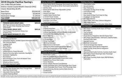 2018 Chrysler Pacifica Touring L
