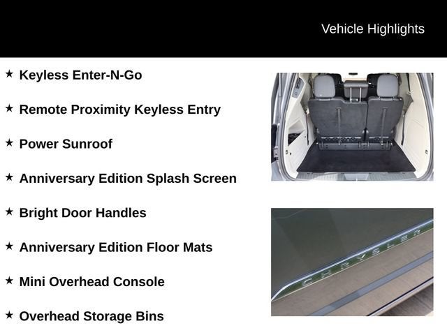 2016 Chrysler Town & Country Touring-L Anniversary Edition