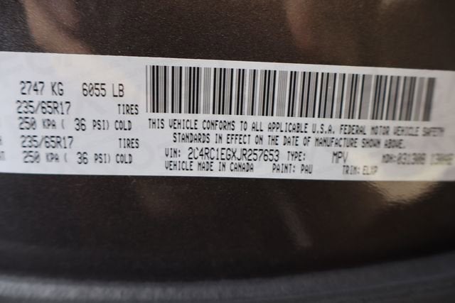 2018 Chrysler Pacifica Touring L Plus