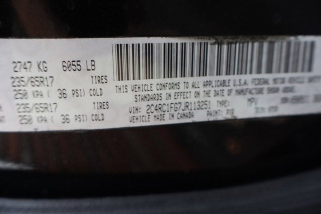 2018 Chrysler Pacifica Touring Plus